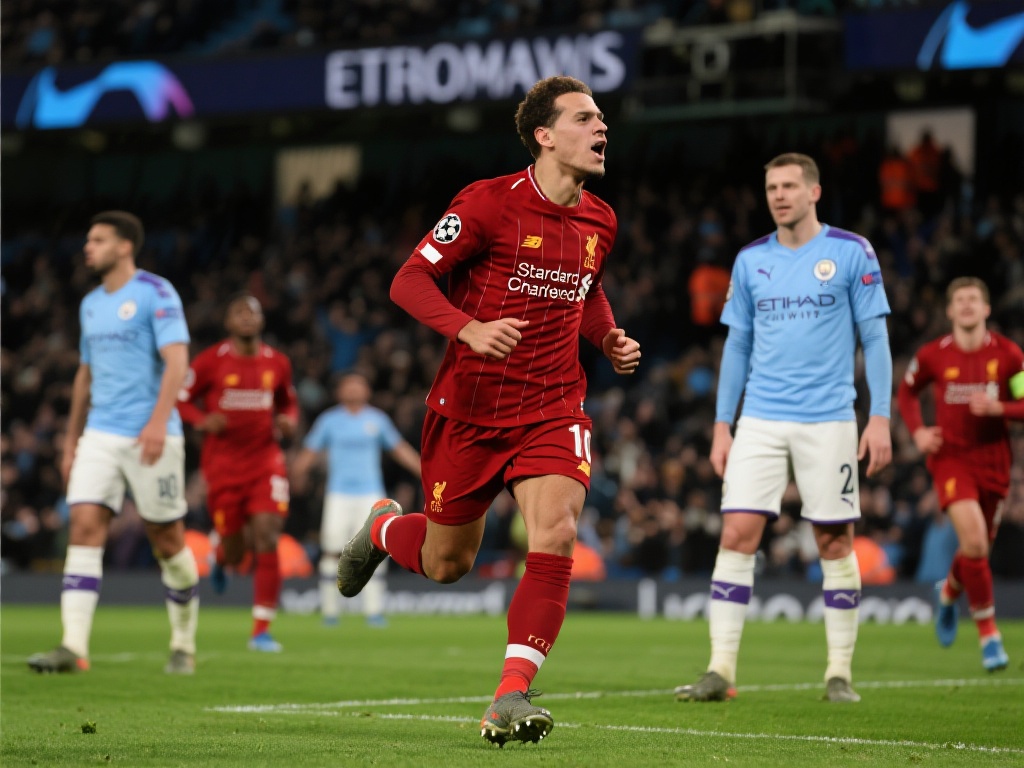 英超巅峰对决:利物浦客场双杀曼城,冠军归属几成定局 随着这场胜利,利物浦在积分榜上的领先优势